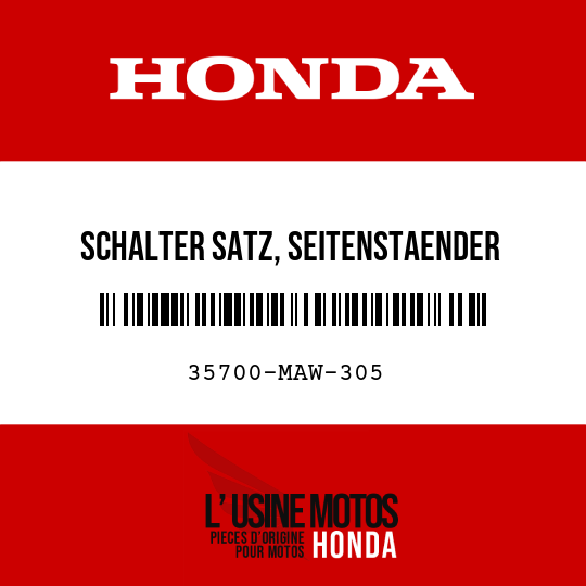 image de 35700-MAW-305 SCHALTER SATZ, SEITENSTAENDER