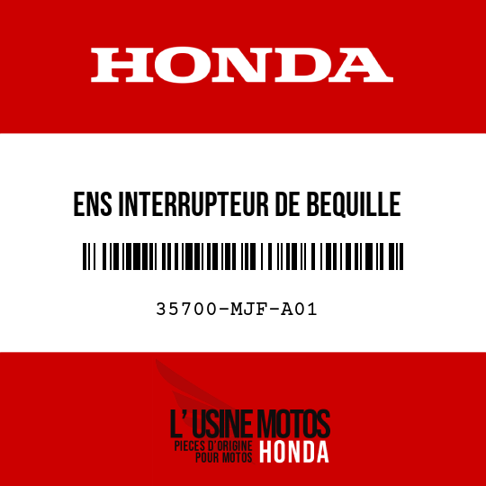 image de 35700-MJF-A01 ENS INTERRUPTEUR DE BEQUILLE LATERALE