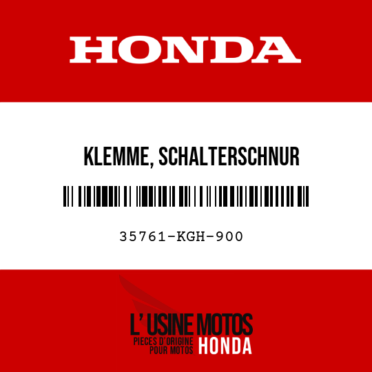 image de 35761-KGH-900 KLEMME, SCHALTERSCHNUR