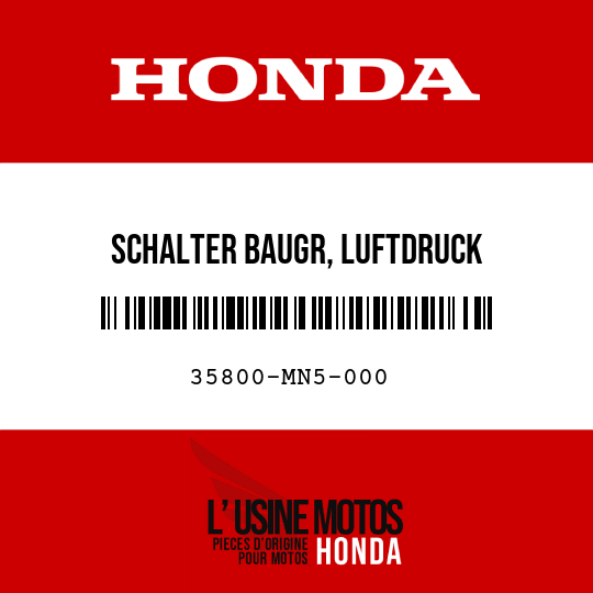 image de 35800-MN5-000 SCHALTER BAUGR, LUFTDRUCK KONTROLLER