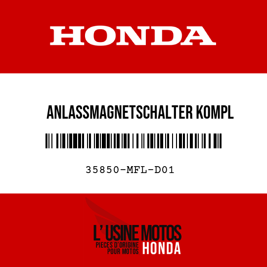 image de 35850-MFL-D01 ANLASSMAGNETSCHALTER KOMPL