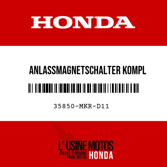 image de 35850-MKR-D11 ANLASSMAGNETSCHALTER KOMPL