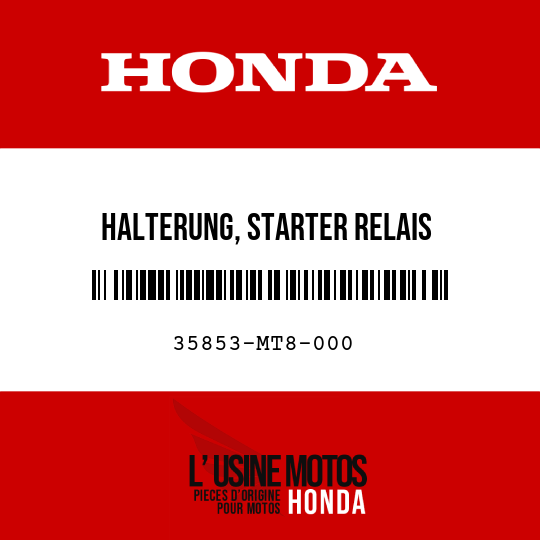 image de 35853-MT8-000 HALTERUNG, STARTER RELAIS