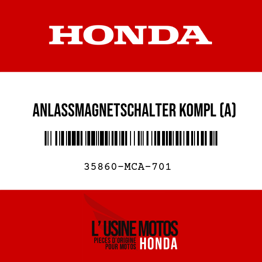 image de 35860-MCA-701 ANLASSMAGNETSCHALTER KOMPL (A)