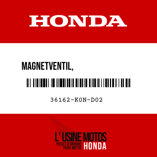 image de 36162-K0N-D02 MAGNETVENTIL,                 SPUELLUFT-STEUERUNG