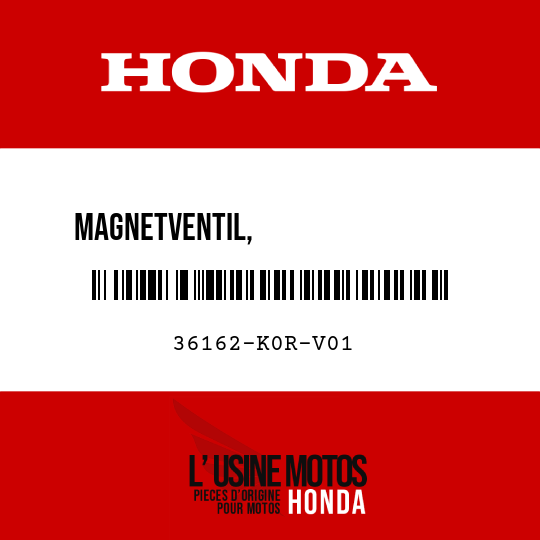 image de 36162-K0R-V01 MAGNETVENTIL,                 SPUELLUFT-STEUERUNG