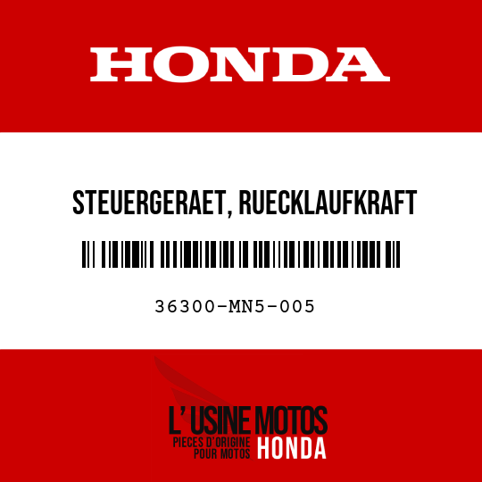 image de 36300-MN5-005 STEUERGERAET, RUECKLAUFKRAFT