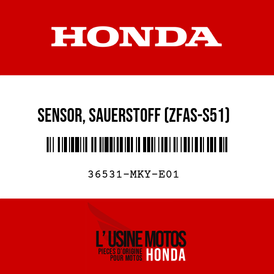 image de 36531-MKY-E01 SENSOR, SAUERSTOFF (ZFAS-S51)