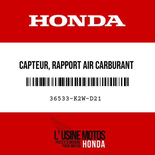 image de 36533-K2W-D21 CAPTEUR, RAPPORT AIR CARBURANT