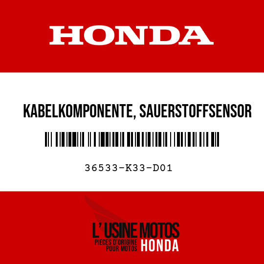 image de 36533-K33-D01 KABELKOMPONENTE, SAUERSTOFFSENSOR
