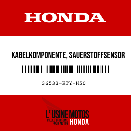 image de 36533-KTY-H50 KABELKOMPONENTE, SAUERSTOFFSENSOR