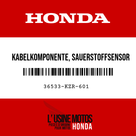 image de 36533-KZR-601 KABELKOMPONENTE, SAUERSTOFFSENSOR