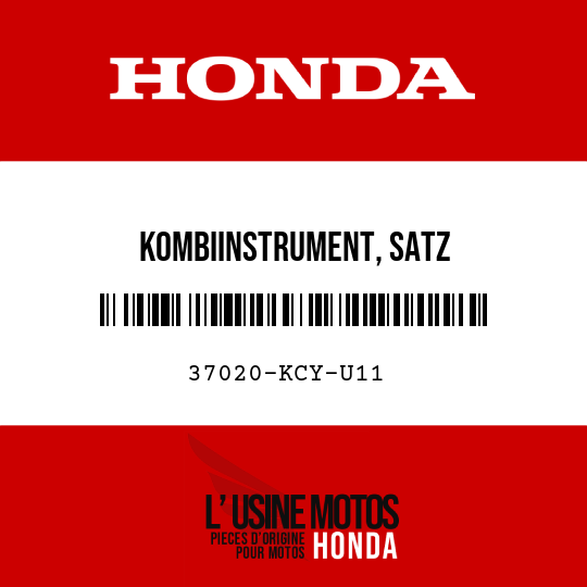image de 37020-KCY-U11 KOMBIINSTRUMENT, SATZ