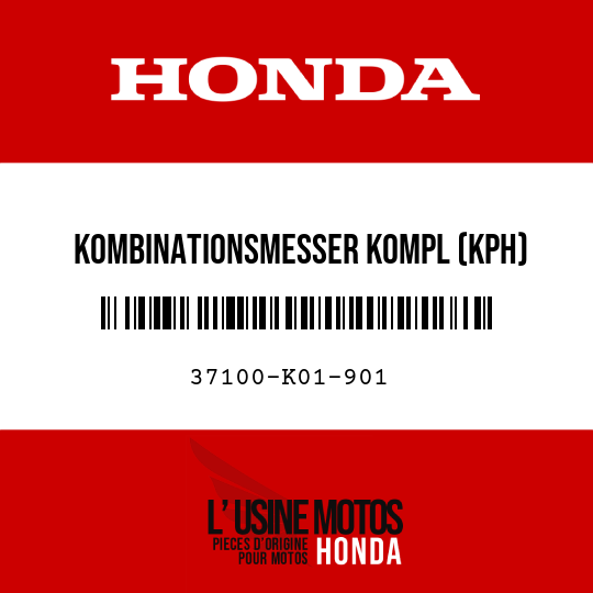 image de 37100-K01-901 KOMBINATIONSMESSER KOMPL (KPH)