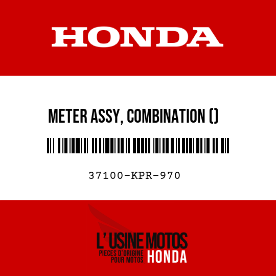 image de 37100-KPR-970 METER ASSY, COMBINATION ()