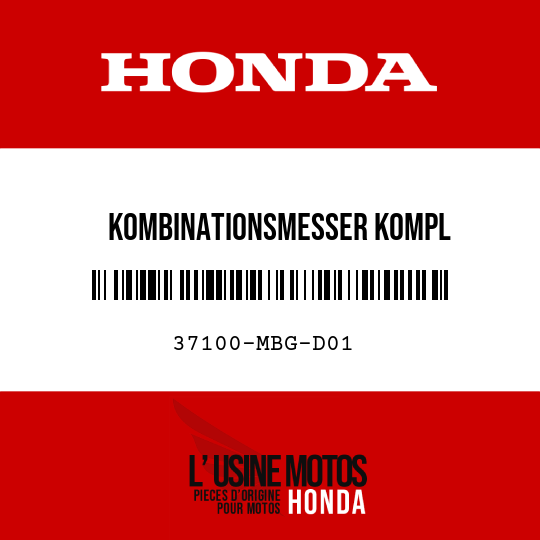 image de 37100-MBG-D01 KOMBINATIONSMESSER KOMPL