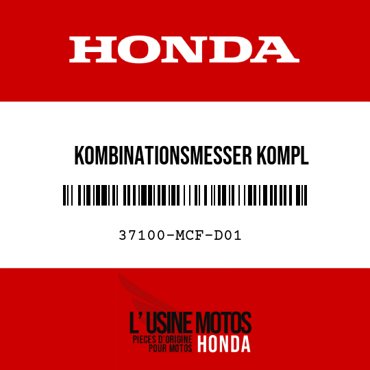 image de 37100-MCF-D01 KOMBINATIONSMESSER KOMPL