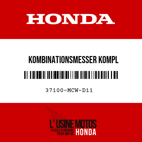 image de 37100-MCW-D11 KOMBINATIONSMESSER KOMPL