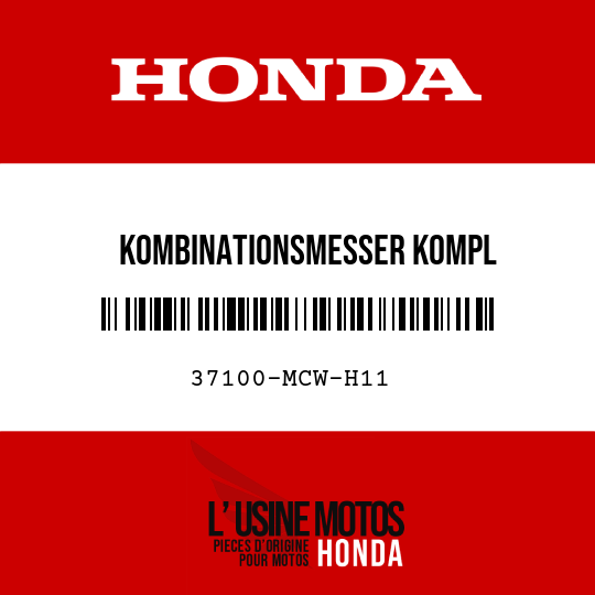 image de 37100-MCW-H11 KOMBINATIONSMESSER KOMPL