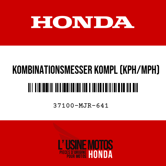 image de 37100-MJR-641 KOMBINATIONSMESSER KOMPL (KPH/MPH)