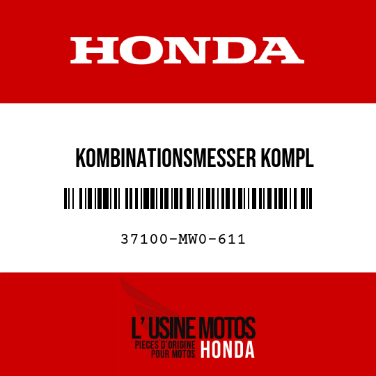 image de 37100-MW0-611 KOMBINATIONSMESSER KOMPL