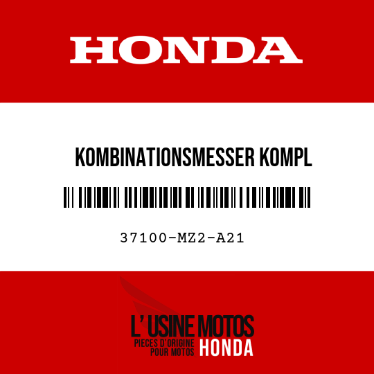 image de 37100-MZ2-A21 KOMBINATIONSMESSER KOMPL