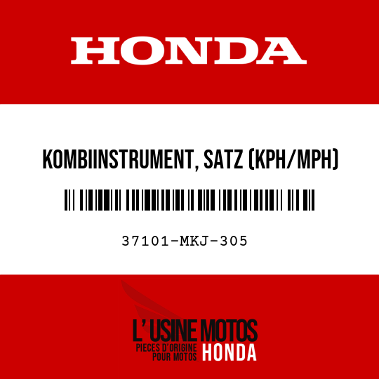 image de 37101-MKJ-305 KOMBIINSTRUMENT, SATZ (KPH/MPH)