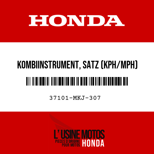 image de 37101-MKJ-307 KOMBIINSTRUMENT, SATZ (KPH/MPH)