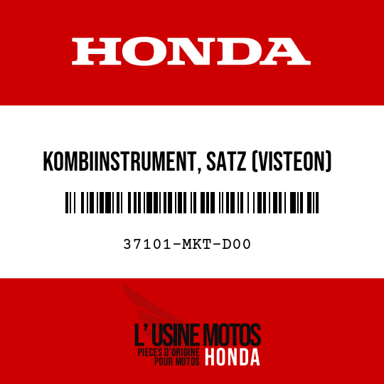 image de 37101-MKT-D00 KOMBIINSTRUMENT, SATZ (VISTEON)