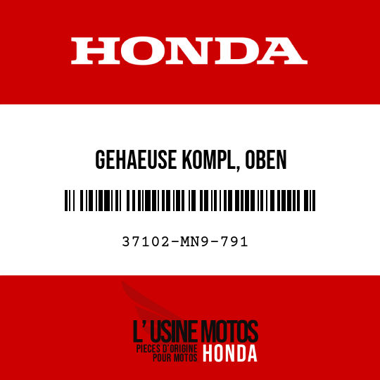 image de 37102-MN9-791 GEHAEUSE KOMPL, OBEN