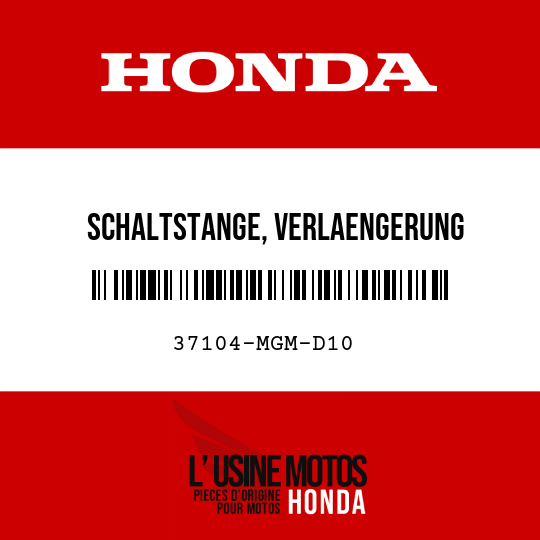 image de 37104-MGM-D10 SCHALTSTANGE, VERLAENGERUNG