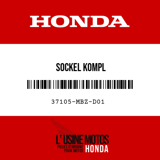 image de 37105-MBZ-D01 SOCKEL KOMPL
