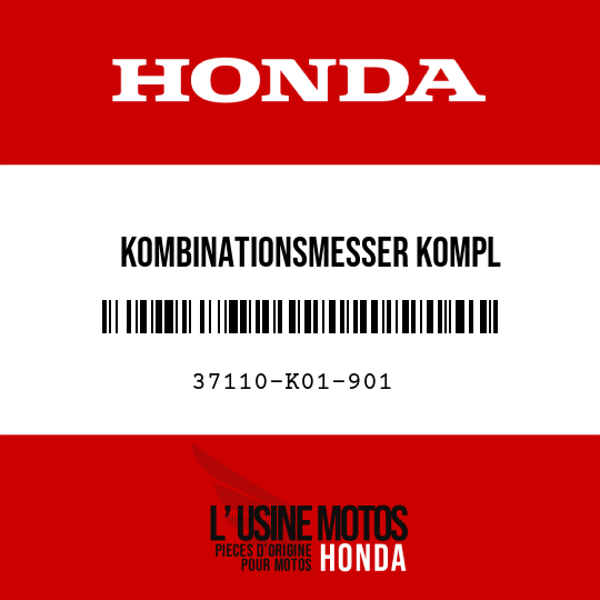 image de 37110-K01-901 KOMBINATIONSMESSER KOMPL