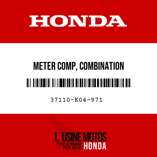 image de 37110-K04-971 METER COMP, COMBINATION