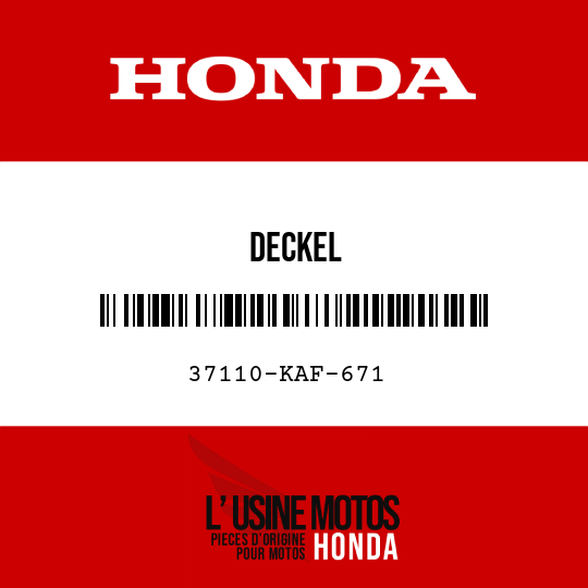 image de 37110-KAF-671 DECKEL