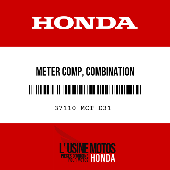 image de 37110-MCT-D31 METER COMP, COMBINATION