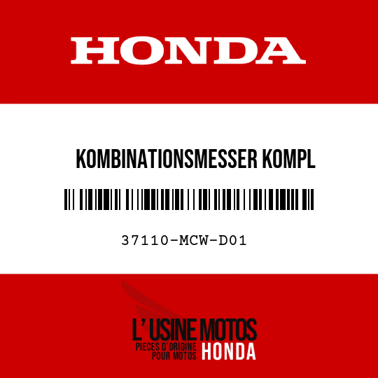 image de 37110-MCW-D01 KOMBINATIONSMESSER KOMPL
