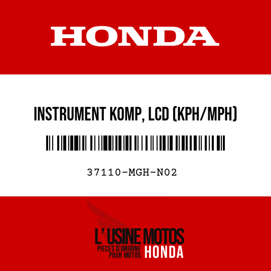 image de 37110-MGH-N02 INSTRUMENT KOMP, LCD (KPH/MPH)