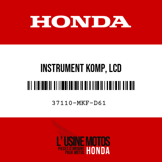 image de 37110-MKF-D61 INSTRUMENT KOMP, LCD