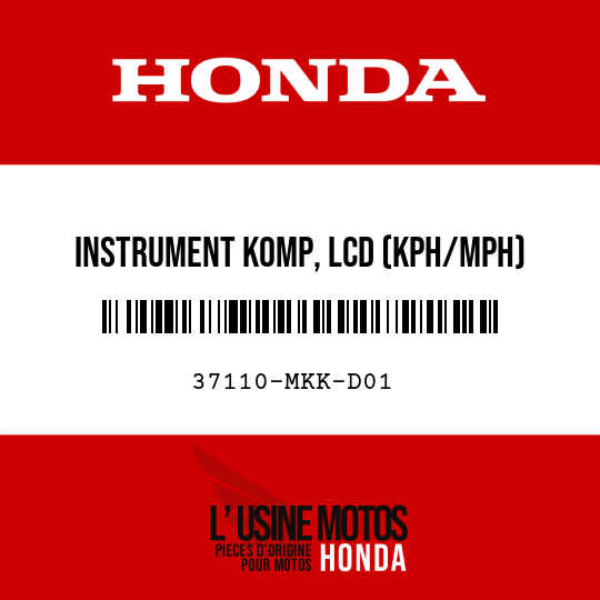 image de 37110-MKK-D01 INSTRUMENT KOMP, LCD (KPH/MPH)