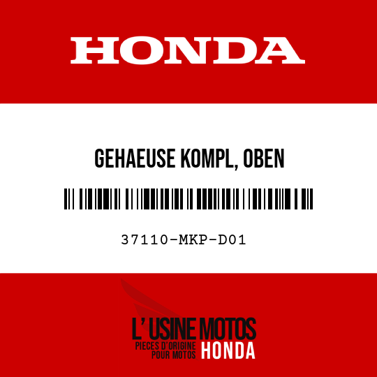image de 37110-MKP-D01 GEHAEUSE KOMPL, OBEN