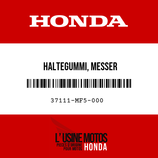 image de 37111-MF5-000 HALTEGUMMI, MESSER