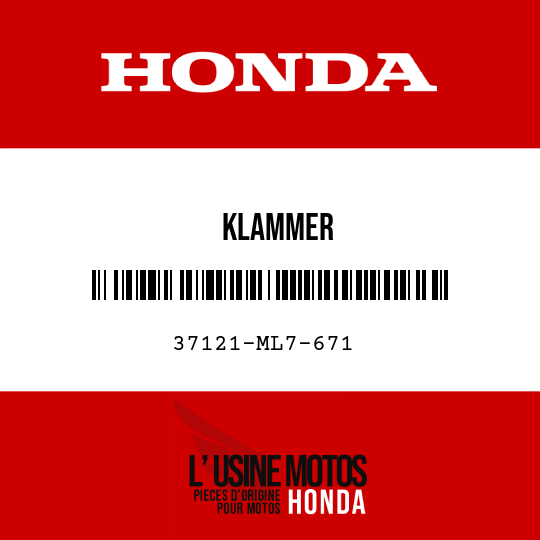 image de 37121-ML7-671 KLAMMER