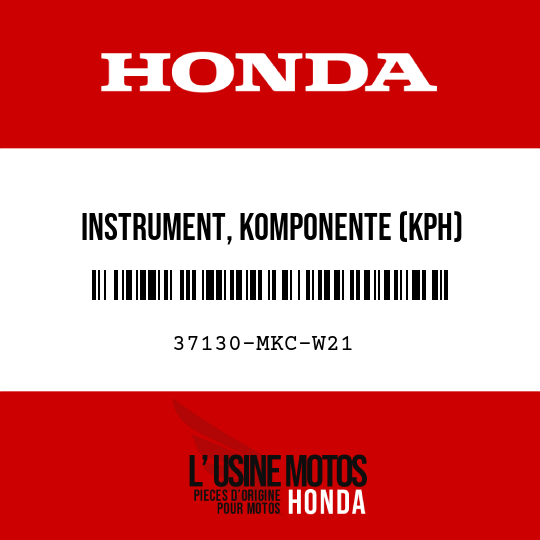 image de 37130-MKC-W21 INSTRUMENT, KOMPONENTE (KPH)
