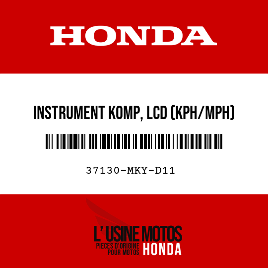 image de 37130-MKY-D11 INSTRUMENT KOMP, LCD (KPH/MPH)