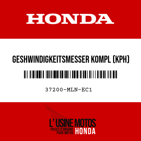 image de 37200-MLN-EC1 GESHWINDIGKEITSMESSER KOMPL (KPH)