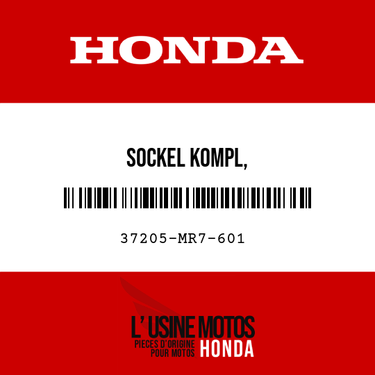 image de 37205-MR7-601 SOCKEL KOMPL, GESCHWINDIGKEITSMESSER