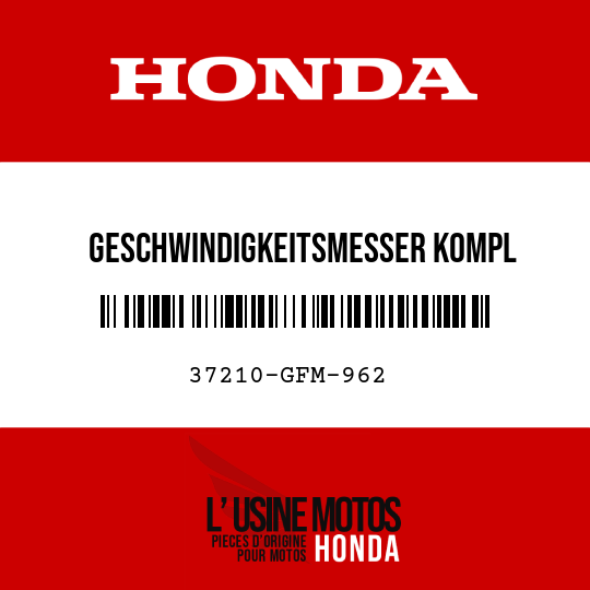 image de 37210-GFM-962 GESCHWINDIGKEITSMESSER KOMPL