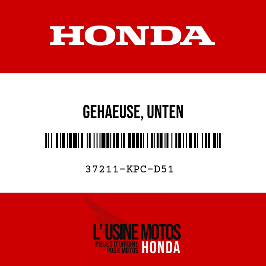 image de 37211-KPC-D51 GEHAEUSE, UNTEN