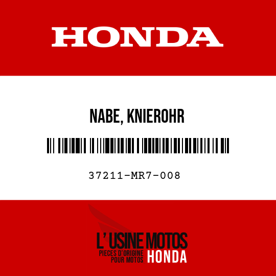 image de 37211-MR7-008 NABE, KNIEROHR